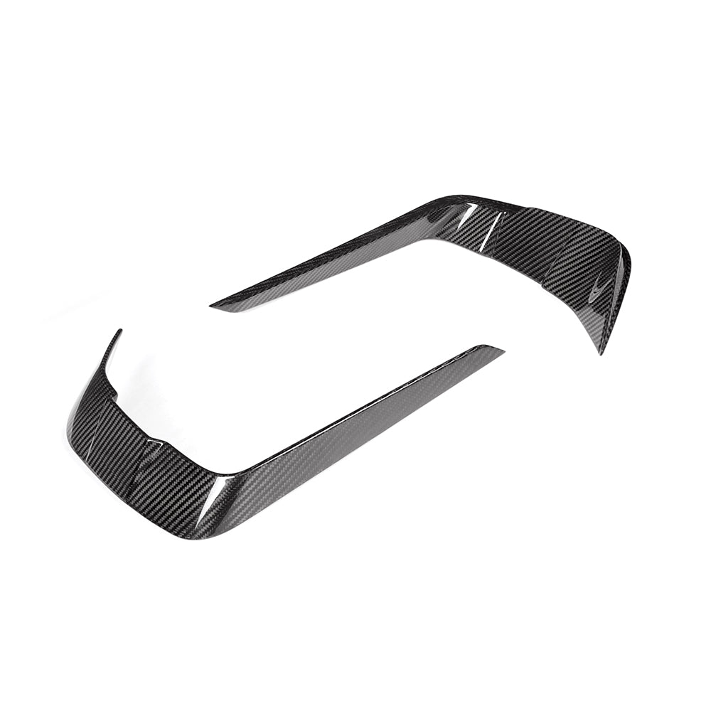 SooQoo BMW 8 Series G14 Front Bumper Insert In Gloss Carbon Fibre
