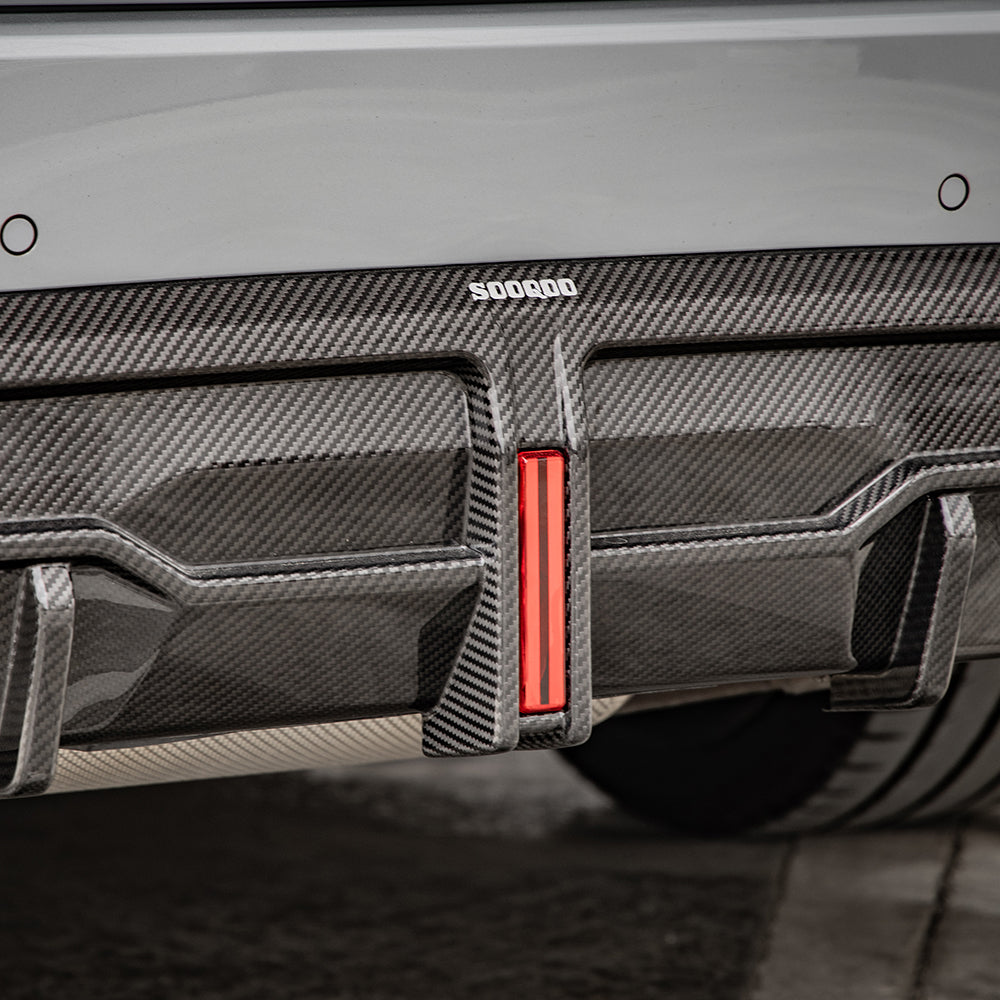 SooQoo BMW G42 M240i Carbon Fibre Rear Diffuser