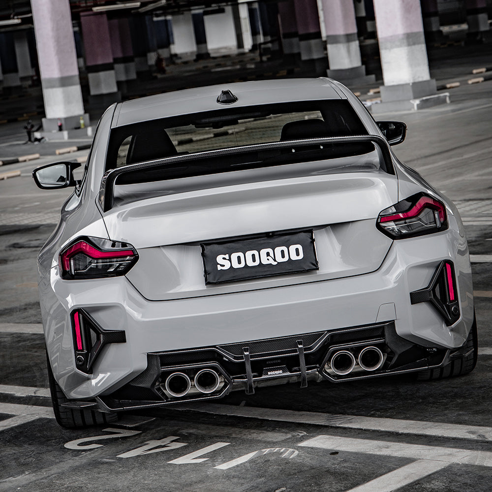 SooQoo BMW G87 M2 Carbon Fibre Rear Diffuser