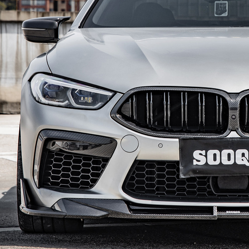 SooQoo BMW M8 F91 F92 F93 Carbon Fibre Front Splitter