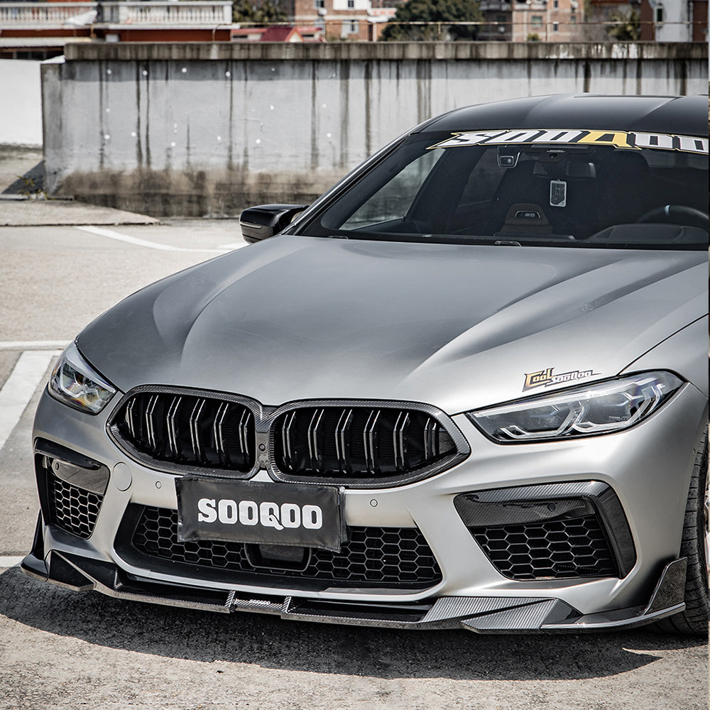 SooQoo BMW M8 F91 F92 F93 Carbon Fibre Front Splitter