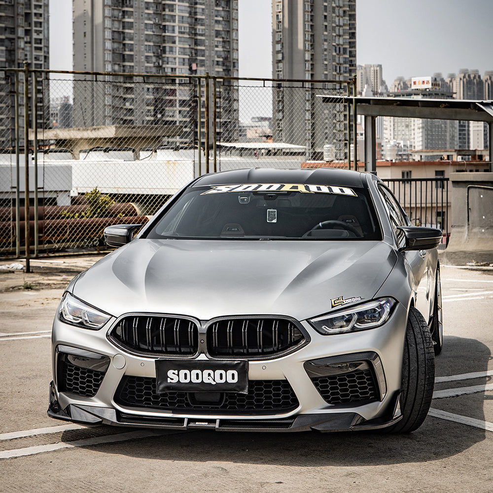 SooQoo BMW M8 F91 F92 F93 Carbon Fibre Front Splitter