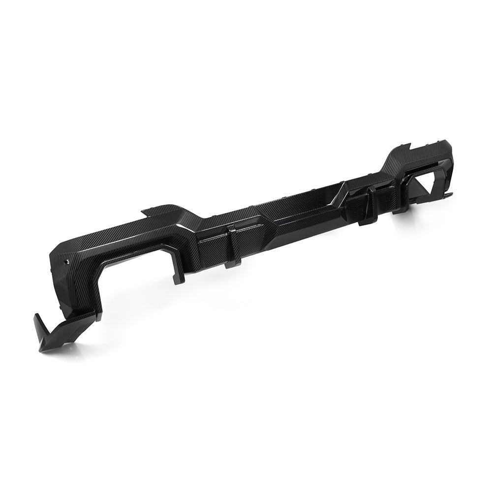 SooQoo BMW X3 G01 LCI Rear Diffuser In Gloss Carbon Fibre