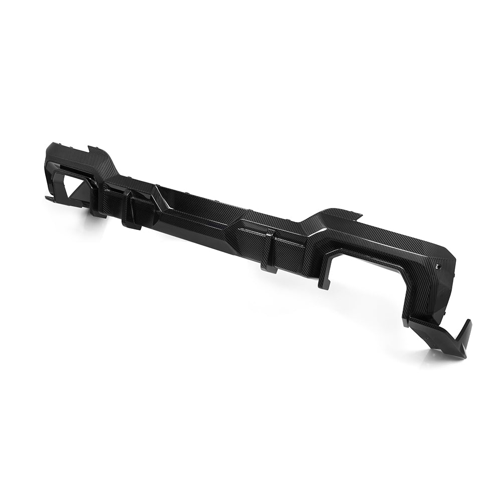 SooQoo BMW X3 G01 LCI Rear Diffuser In Gloss Carbon Fibre