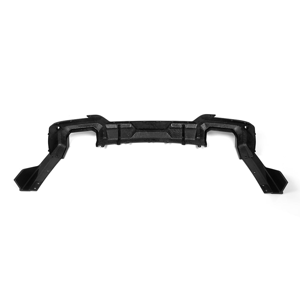 SooQoo BMW X3 G01 LCI Rear Diffuser In Gloss Carbon Fibre
