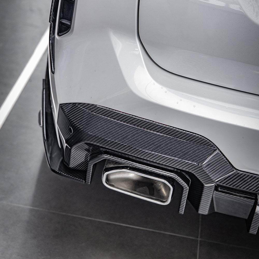 SooQoo BMW X3 G01 LCI Aggressive Carbon Fibre Rear Diffuser