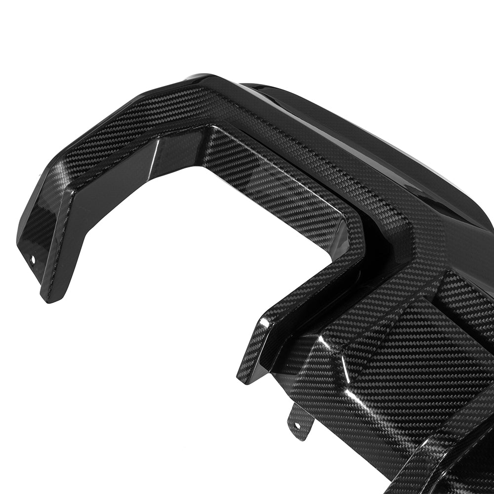 SooQoo BMW X3 M40i G01 Rear Diffuser In Gloss Carbon Fibre