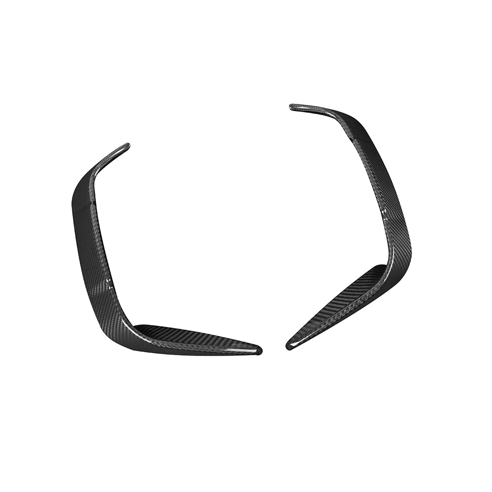 SooQoo BMW 4 Series G22 Front Bumper Insert In Gloss Carbon Fibre