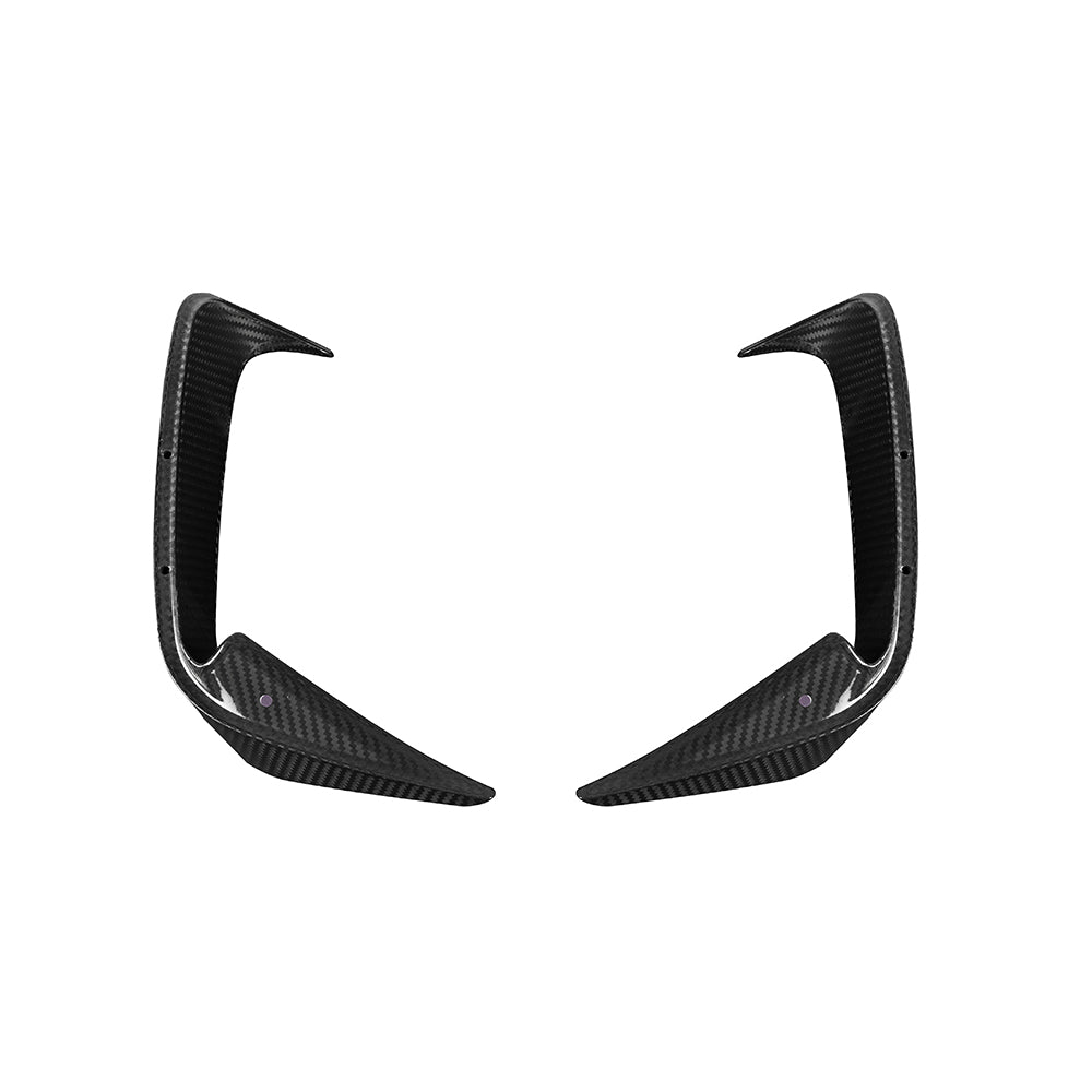 SooQoo BMW 4 Series G22 Front Bumper Insert In Gloss Carbon Fibre