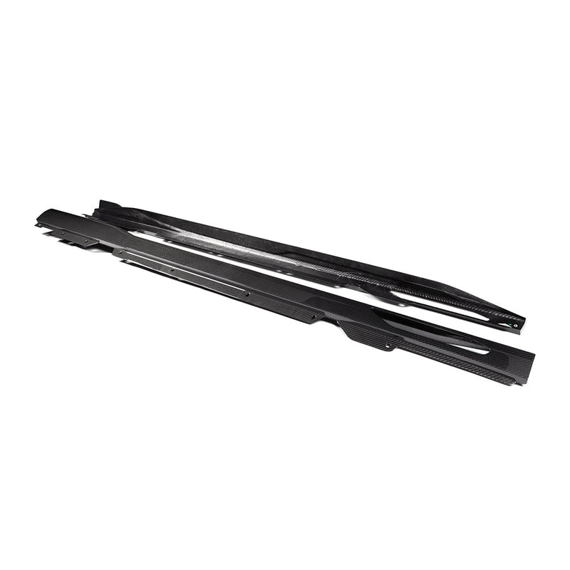 SooQoo BMW 4 Series G26 Side Skirt In Gloss Carbon Fibre