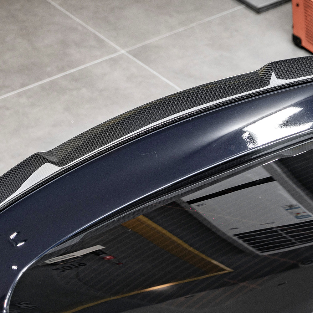 SooQoo BMW 4 Series G26 Rear Spoiler In Gloss Carbon Fibre