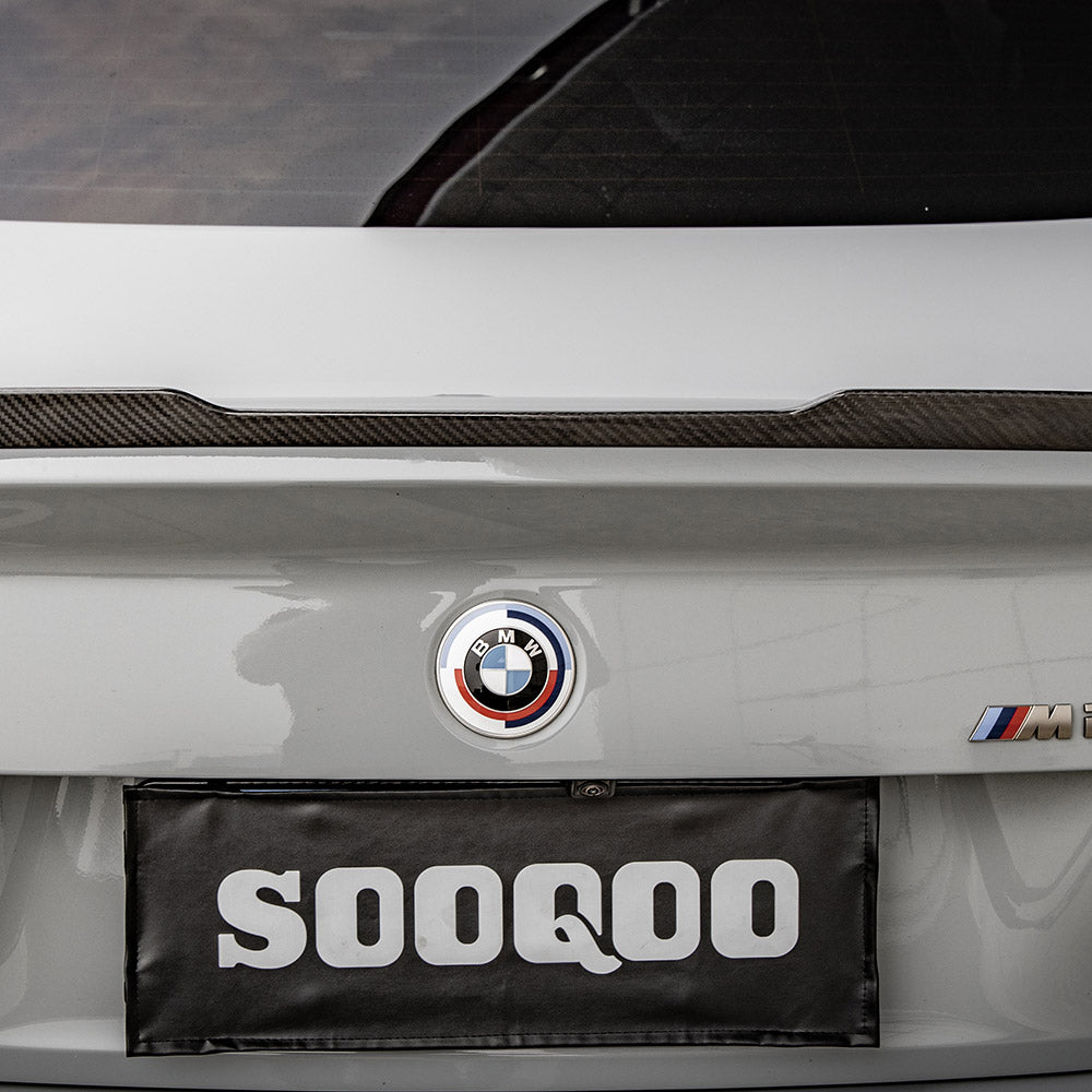 SooQoo BMW 2 Series G42 Rear Spoiler In Gloss Carbon Fibre