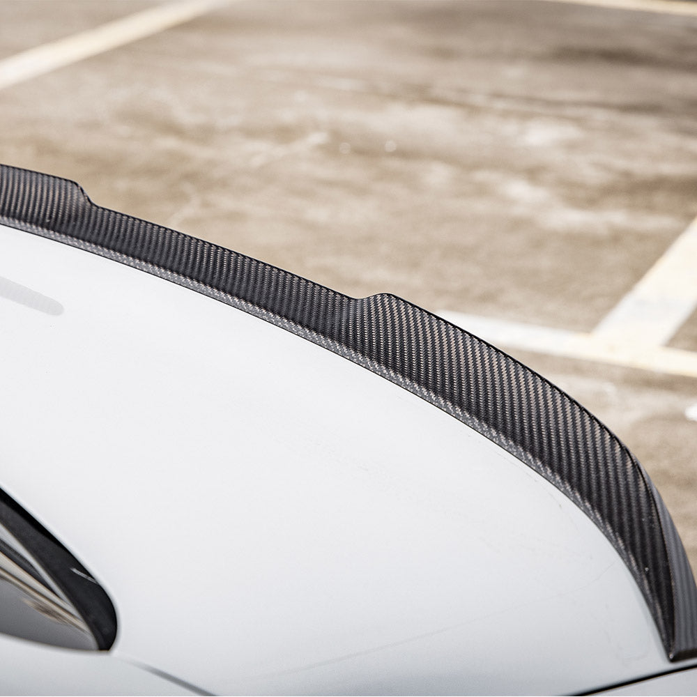 SooQoo BMW 2 Series G42 Rear Spoiler In Gloss Carbon Fibre