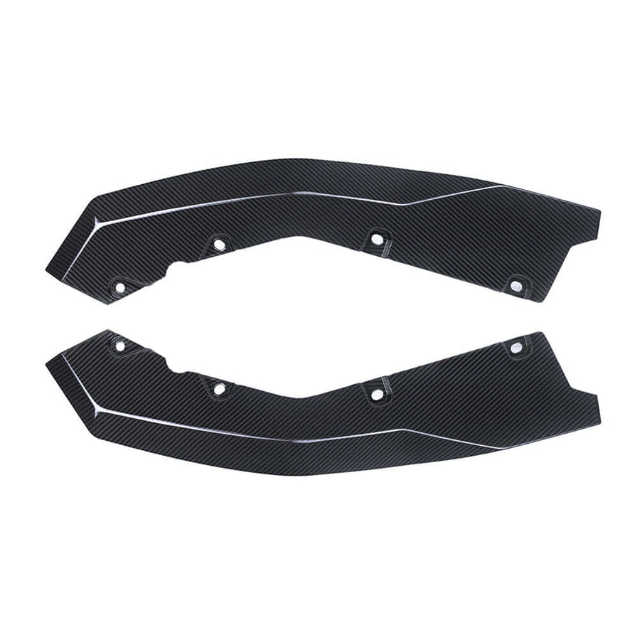 SooQoo V2 BMW M3 G80 Rear Diffuser W/Brake Light In Gloss Carbon Fibre