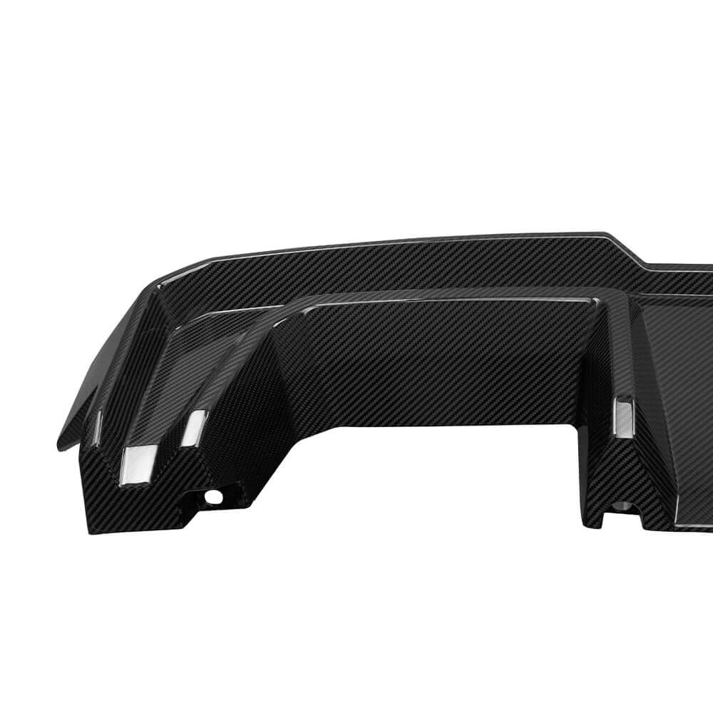 SooQoo V2 BMW M4 G82 Rear Diffuser W/Brake Light In Gloss Carbon Fibre