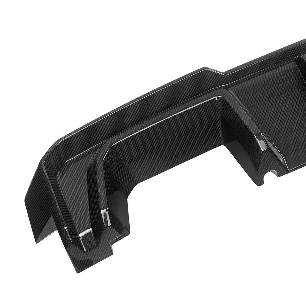 SooQoo V2 BMW M4 G82 G83 Rear Diffuser In Gloss Carbon Fibre