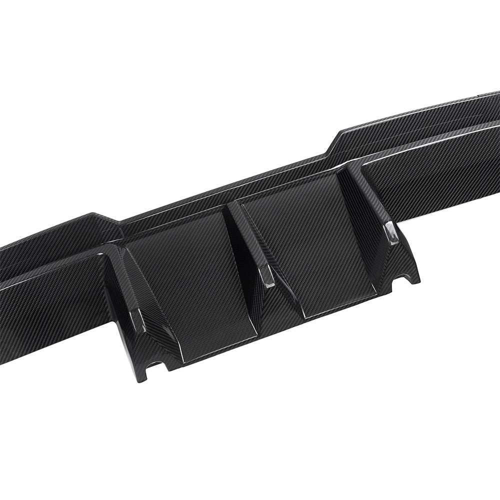 SooQoo V2 BMW M4 G82 G83 Rear Diffuser In Gloss Carbon Fibre