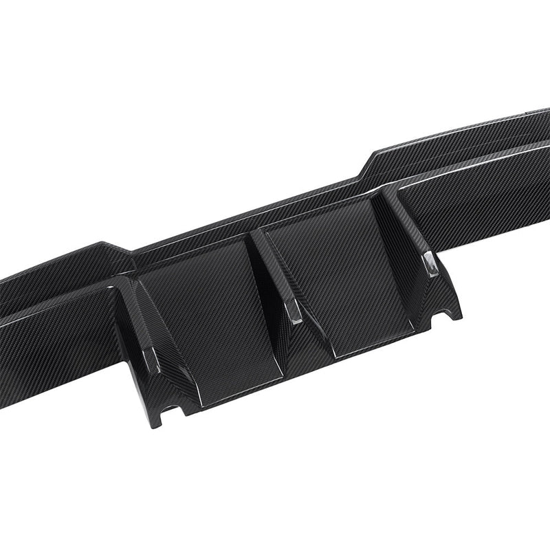 SooQoo V2 BMW M3 G80 G81 Rear Diffuser In Gloss Carbon Fibre