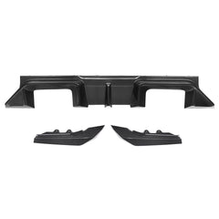 SooQoo V2 BMW M2 G87 Rear Diffuser In Gloss Carbon Fibre