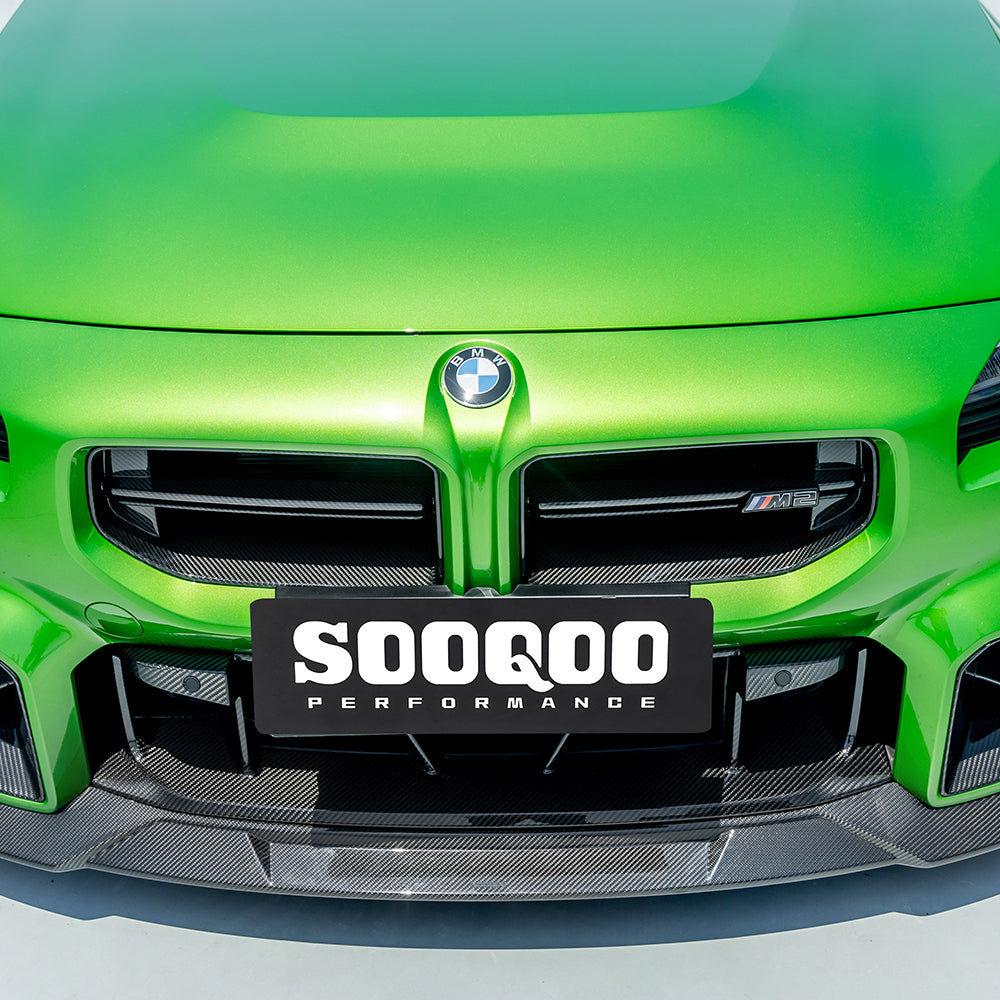 SooQoo V3 BMW M2 G87 Front Grille In Gloss Carbon Fibre