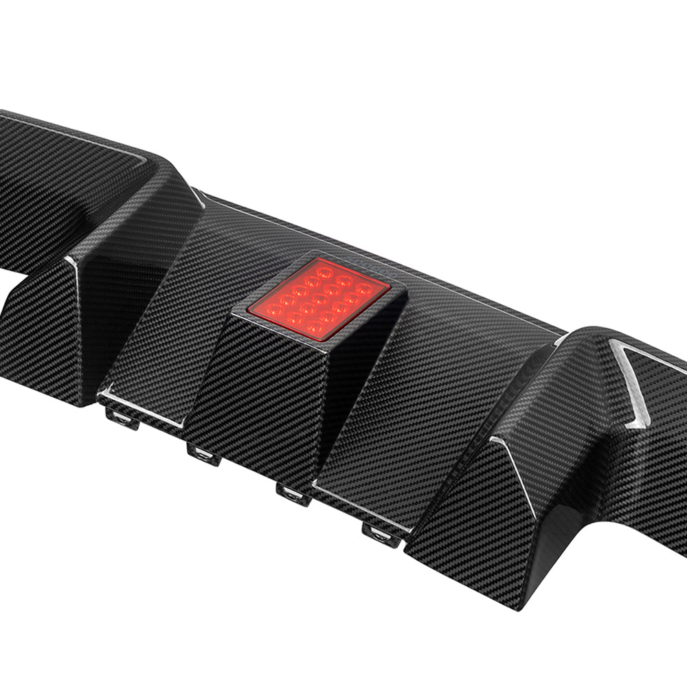 SooQoo V3 BMW M2 G87 Rear Diffuser In Gloss Carbon Fibre