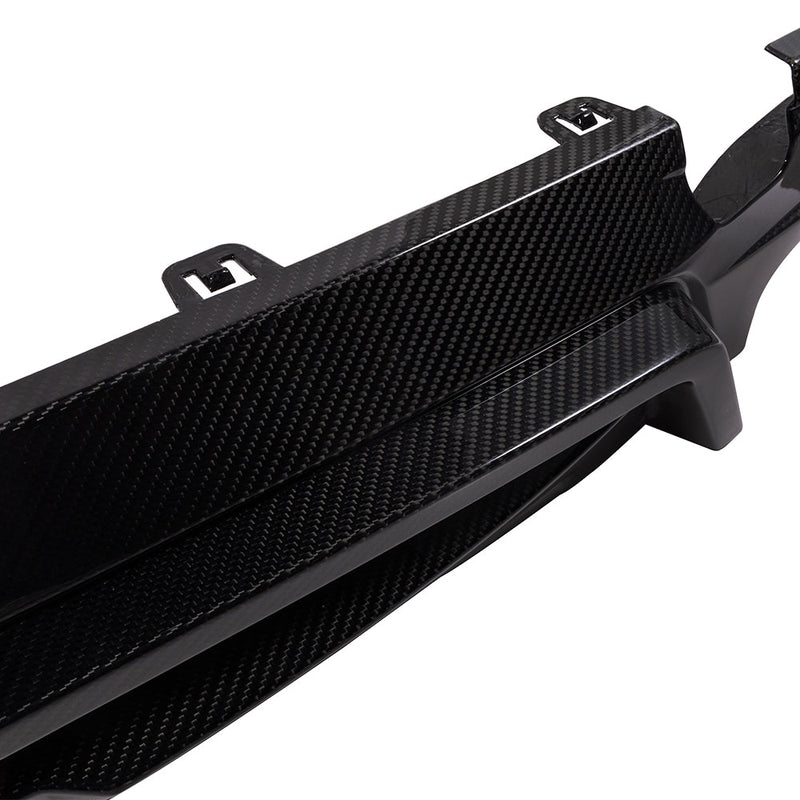 SooQoo BMW X5M F95 Rear Diffuser In Gloss Carbon Fibre
