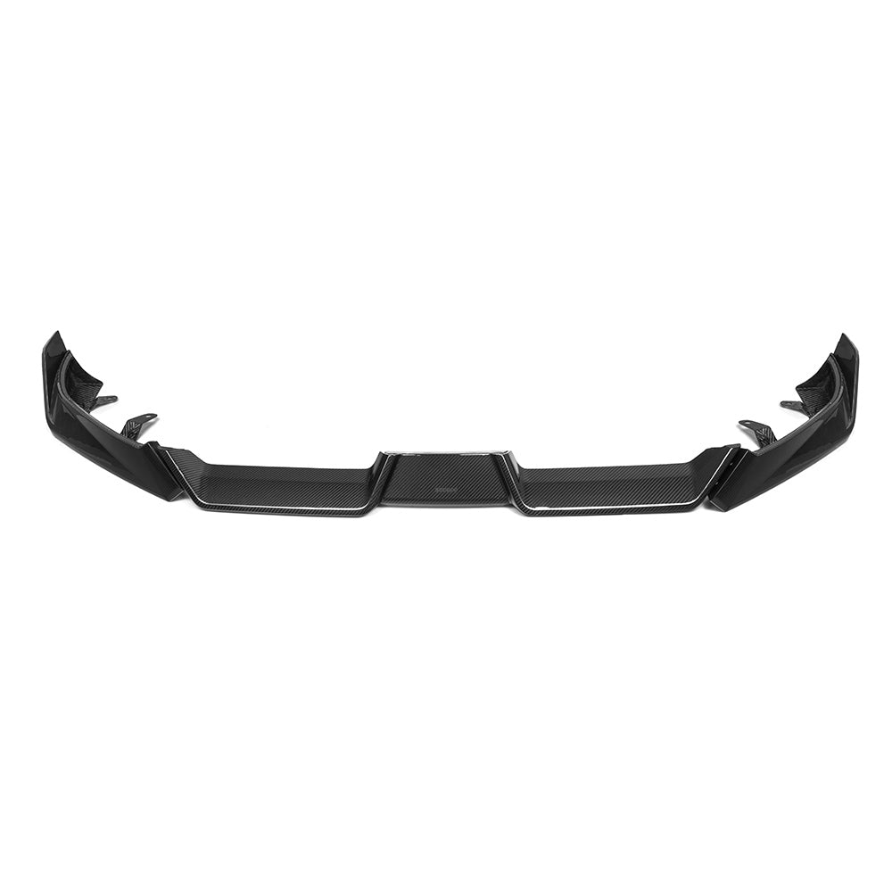 SooQoo BMW X6 G06 Facelift Front Lip In Gloss Carbon Fibre