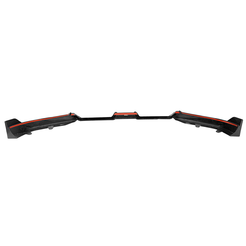 SooQoo BMW X6 G06 Facelift Front Lip In Gloss Carbon Fibre