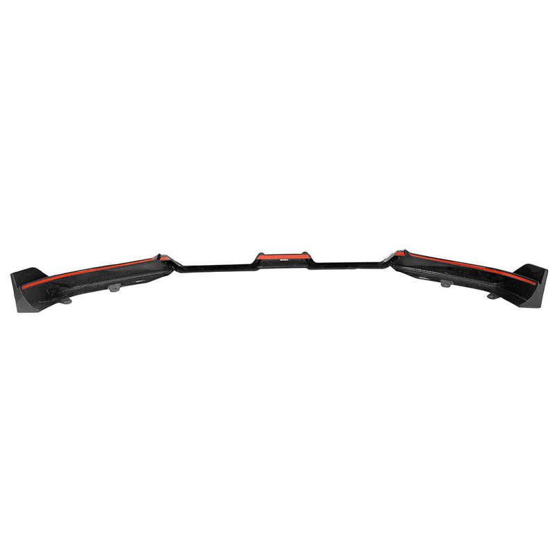 SooQoo BMW X6 G06 Facelift Front Lip In Gloss Carbon Fibre