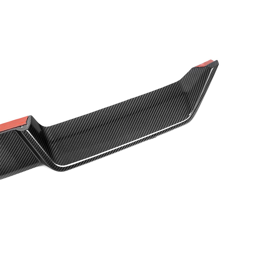 SooQoo BMW X6 G06 Facelift Front Lip In Gloss Carbon Fibre