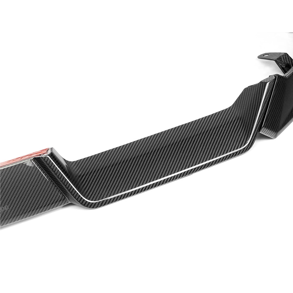 SooQoo BMW X6 G06 Facelift Front Lip In Gloss Carbon Fibre