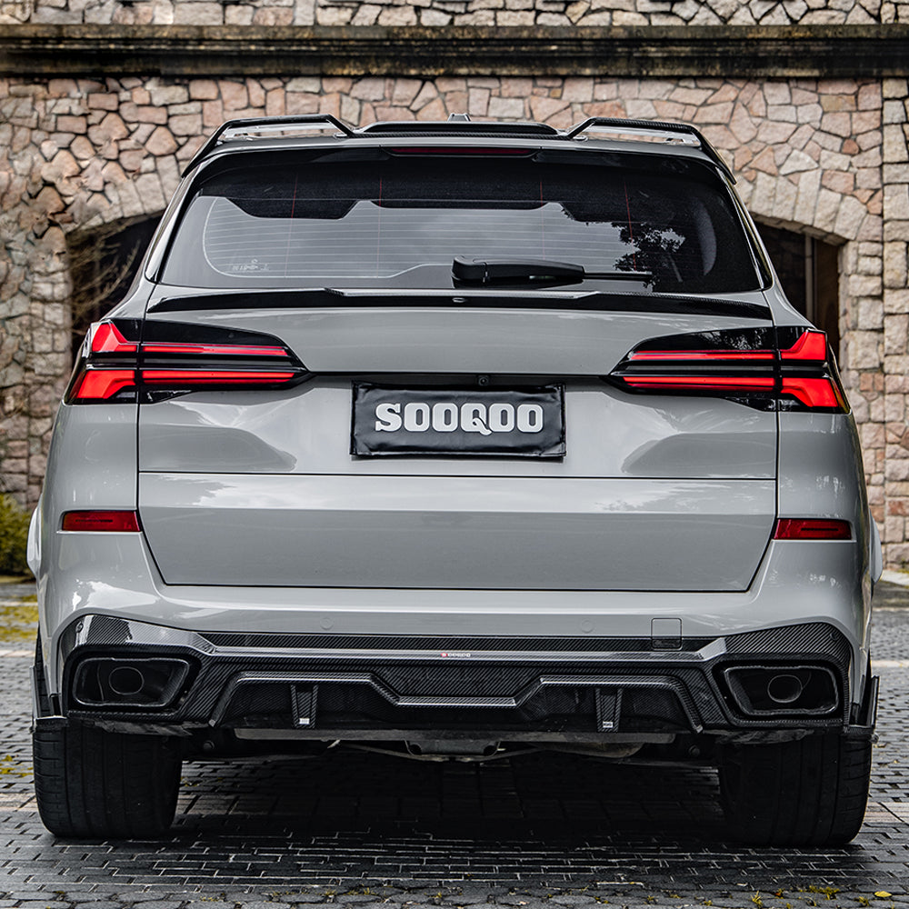 SooQoo BMW G05 X5 Carbon Fibre SQ Style Rear Diffuser