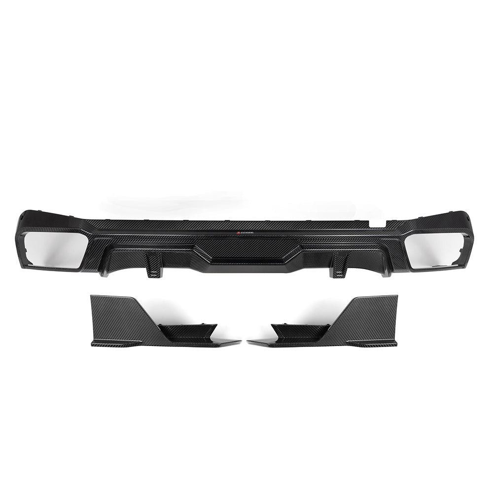 SooQoo BMW G05 X5 Carbon Fibre SQ Style Rear Diffuser