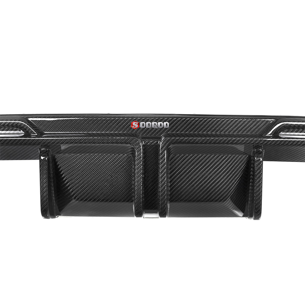 SooQoo BMW G80 & G81 M3 Carbon Fibre Rear Diffuser