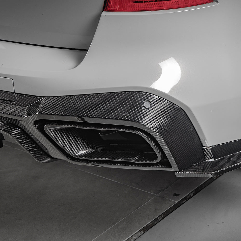 SooQoo BMW G05 X5 Carbon Fibre Exhaust Tailpipe Trims