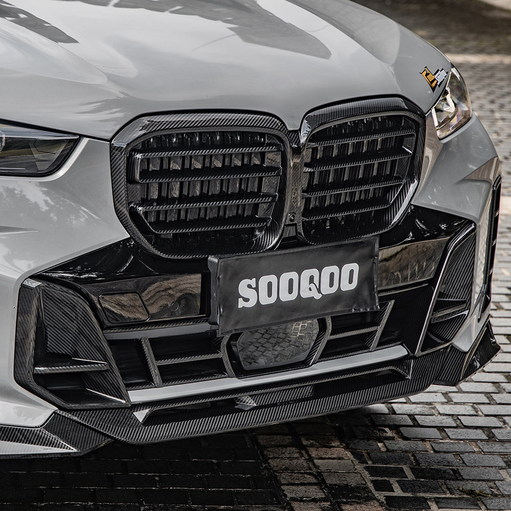 SooQoo BMW G05 X5 LCI Carbon Fibre Front Splitter