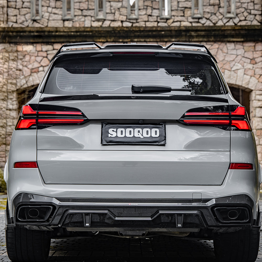 SooQoo BMW G05 X5 Carbon Fibre Rear Roof Spoiler