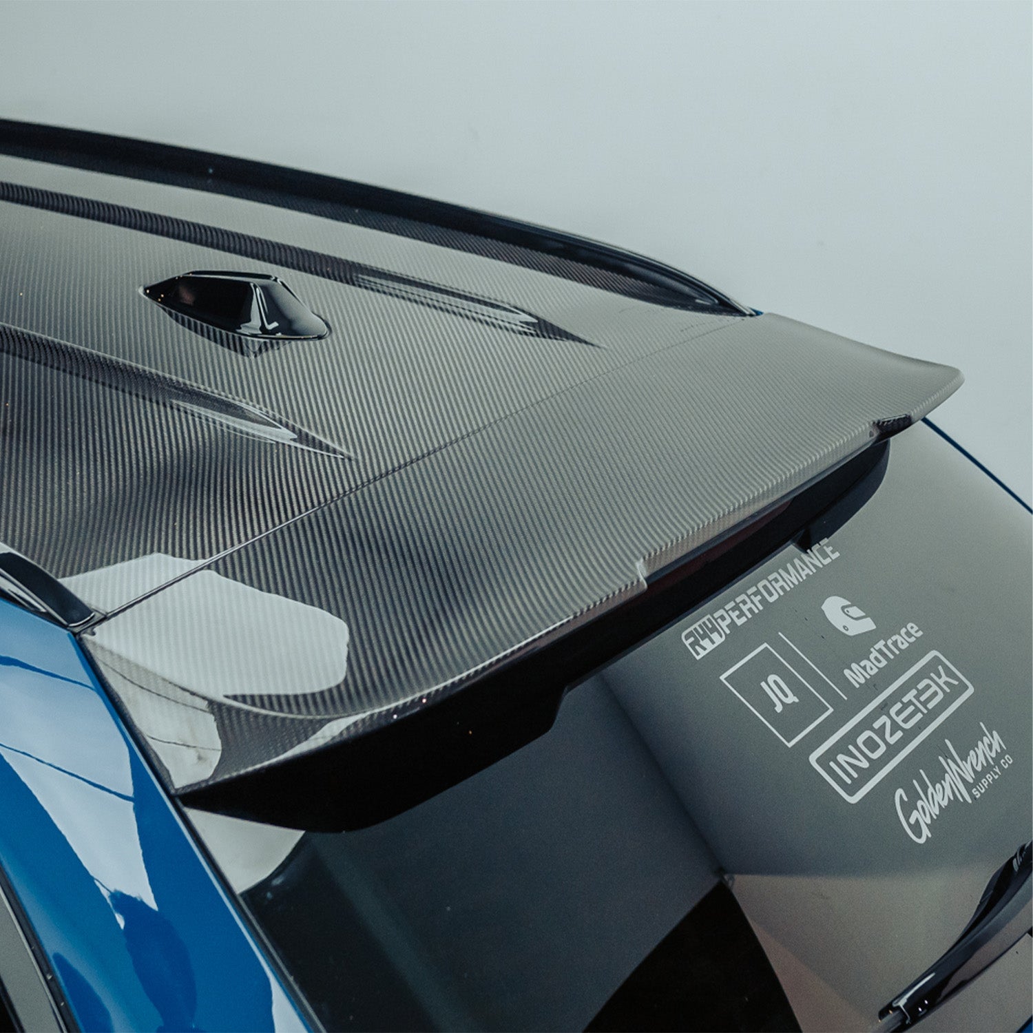 BMW G81 M3 Touring Carbon Fibre Rear Roof Spoiler By SooQoo