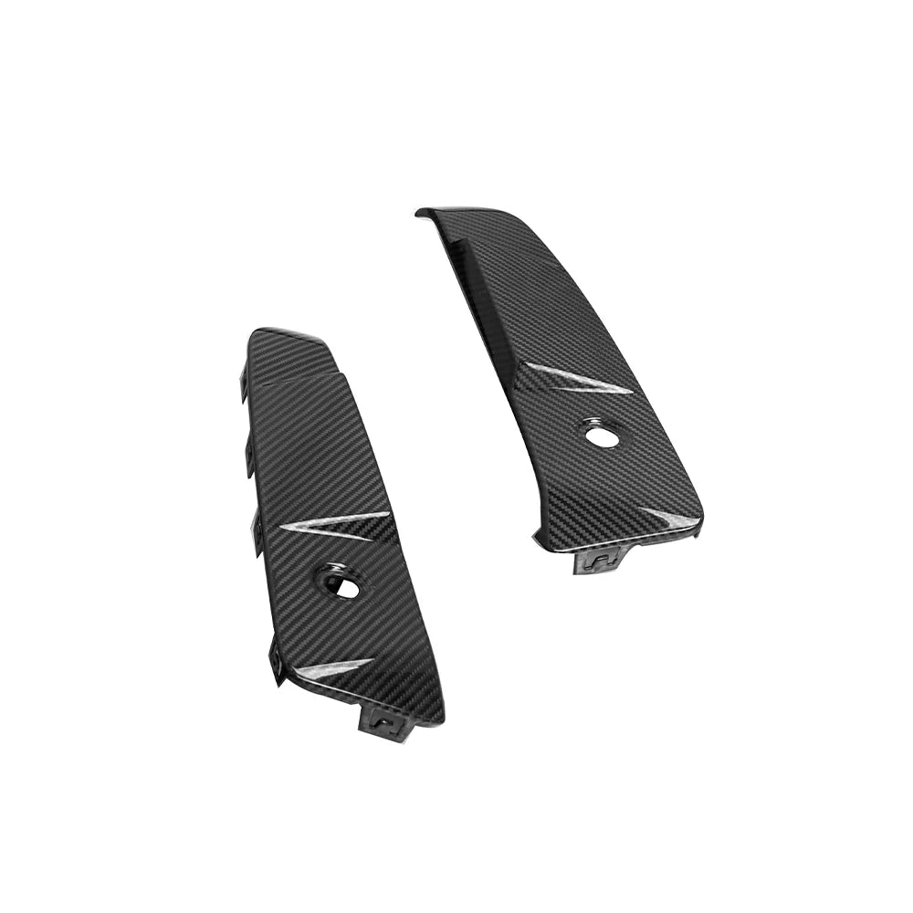 SooQoo BMW G45 X3 Rear Bumper Inserts In Gloss Carbon Fibre