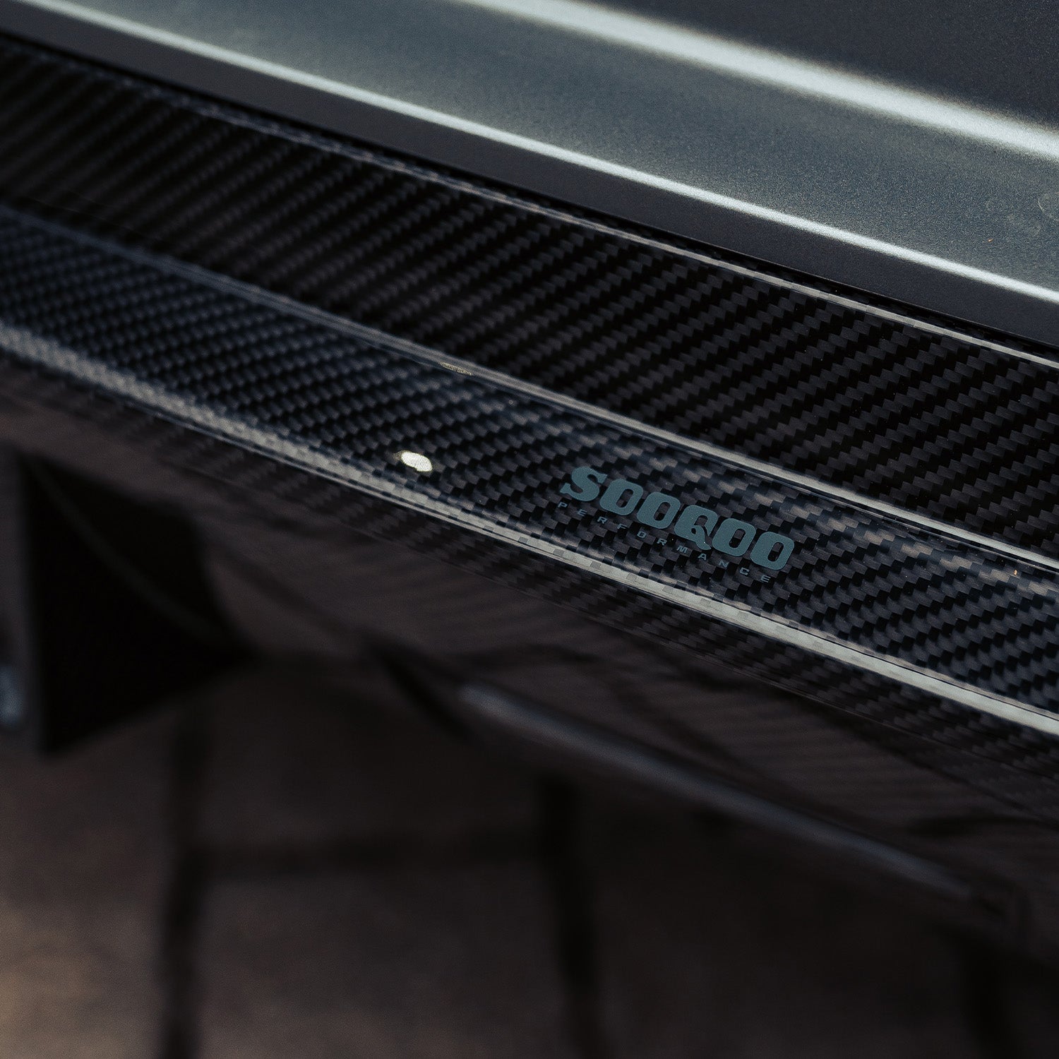 SooQoo BMW G45 X3 Rear Diffuser In Gloss Carbon Fibre