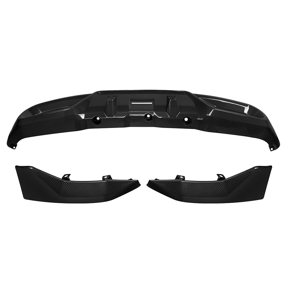 SooQoo BMW G45 X3 Rear Diffuser In Gloss Carbon Fibre