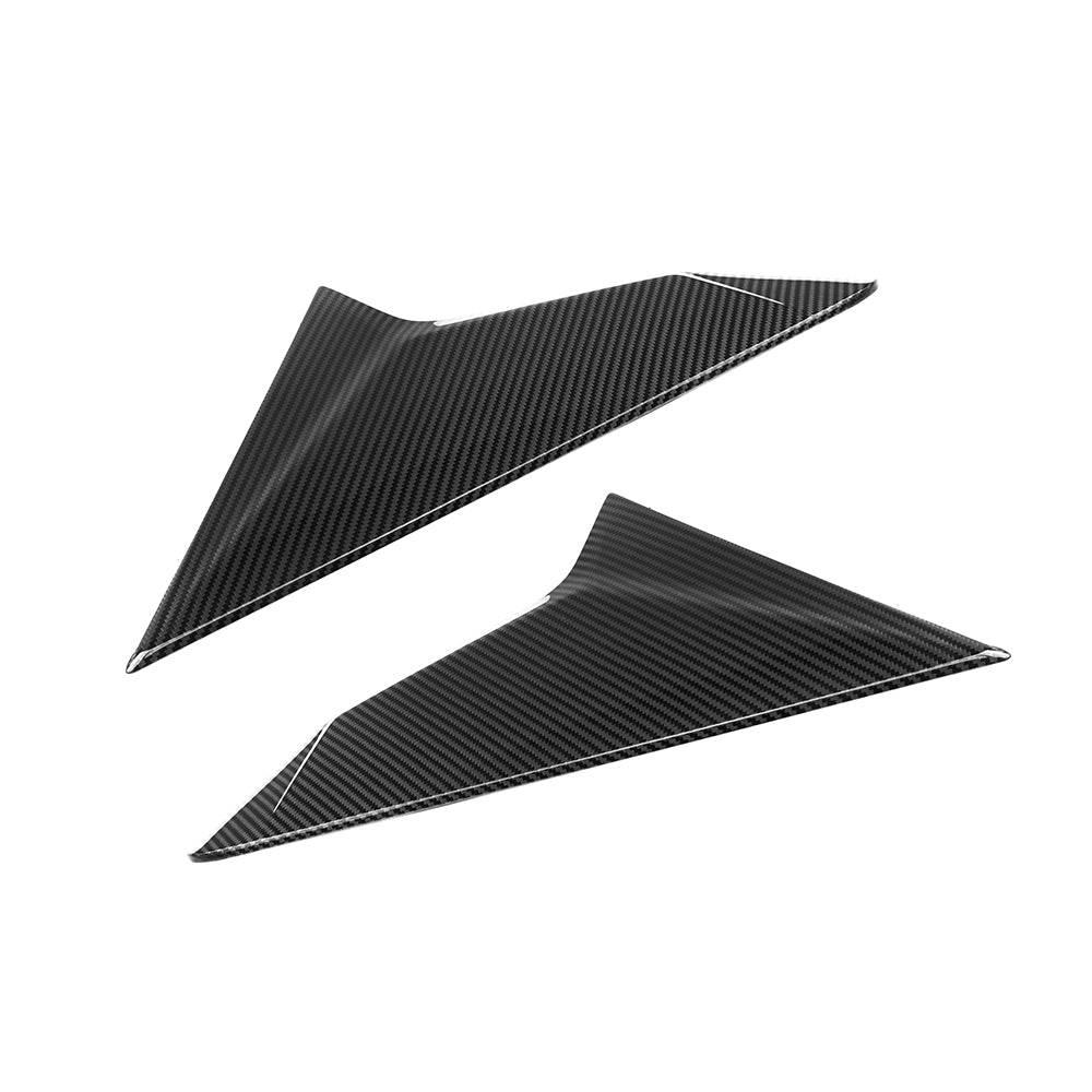 SooQoo BMW G45 X3 Rear Window Fins In Gloss Carbon Fibre
