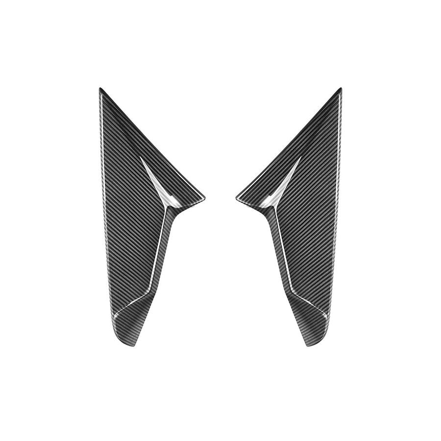 SooQoo BMW G45 X3 Rear Window Fins In Gloss Carbon Fibre