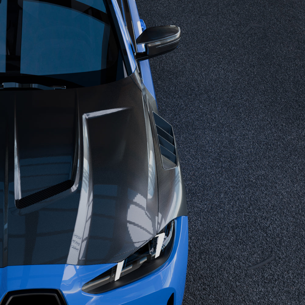 SooQoo BMW M3 G80 Side Fenders In Gloss Carbon Fibre