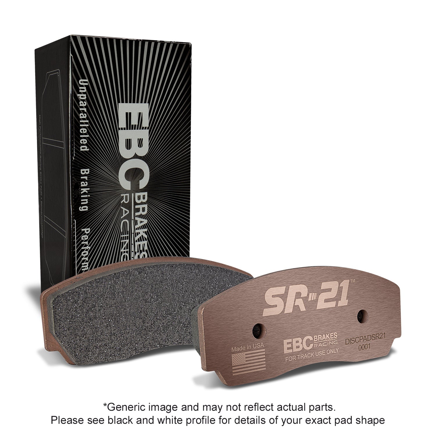 EBC Racing SR-21 Front Brake Pads for BMW M3, E82 1 Series 1M, E82 1 Series M – Part DP81449.19SR21