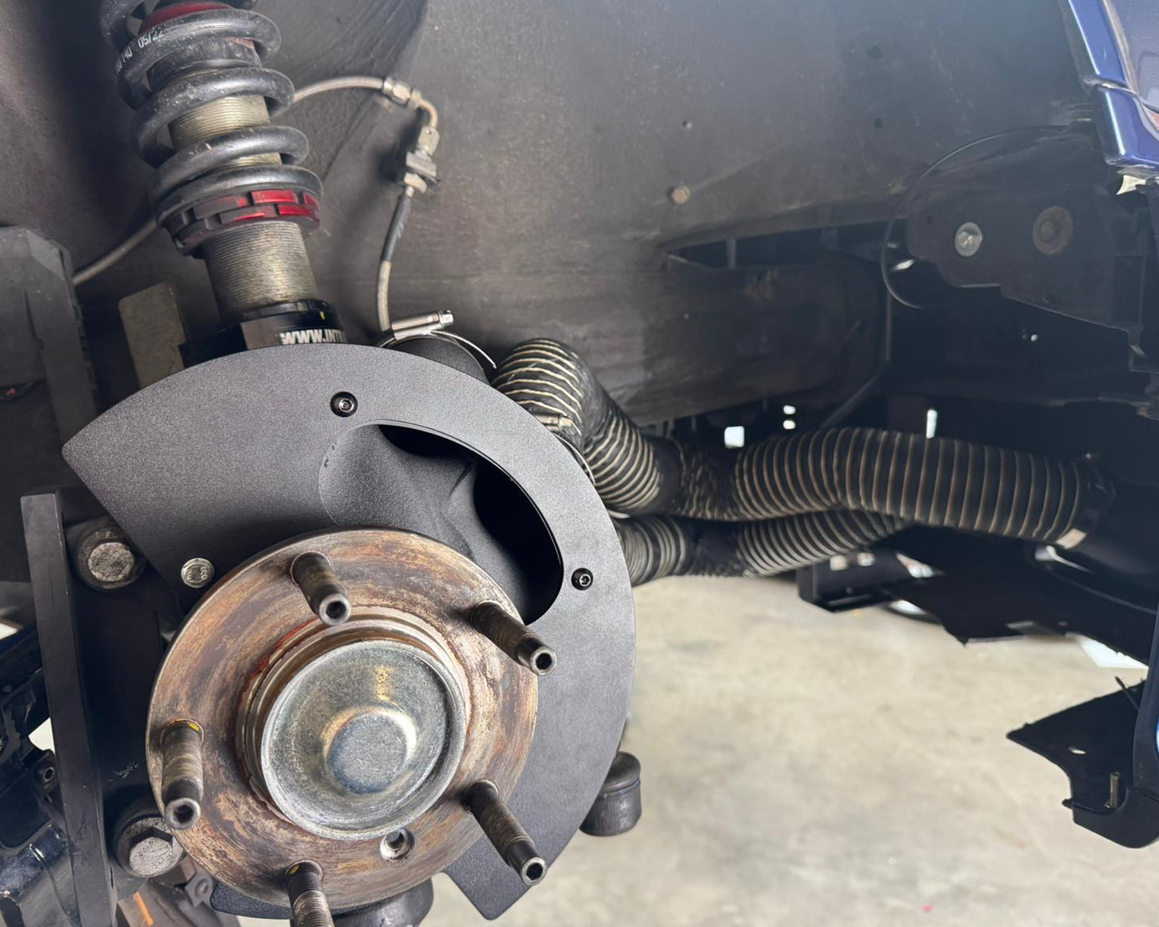 ST Trackparts BMW E36 Brake Cooling Kit (Double Duct)