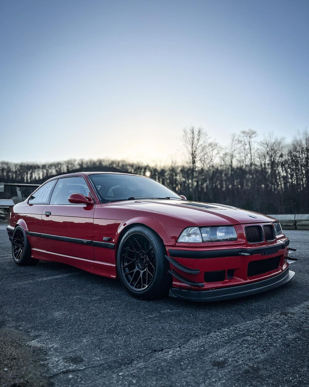 ST Trackparts BMW E36 Brake Cooling Kit (OEM-style funnels)