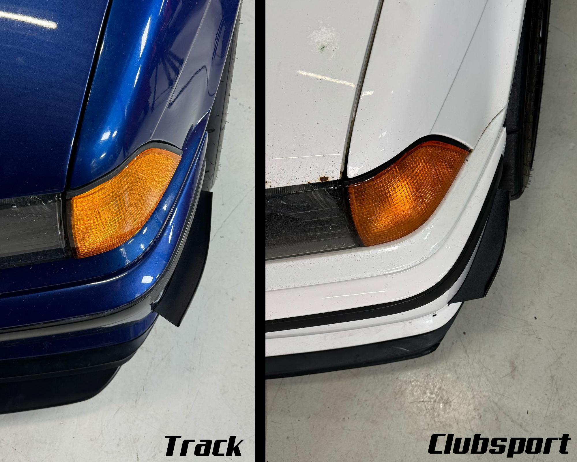 ST Trackparts BMW E36 Canards / Dive Planes (Track)