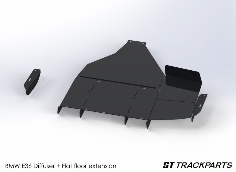 ST Trackparts BMW E36 Diffuser Flat Floor