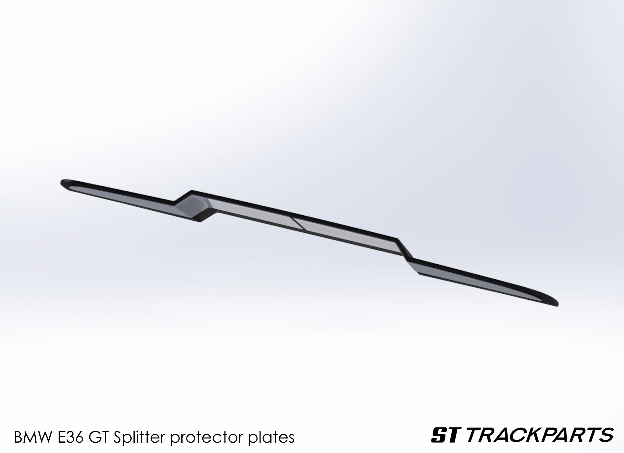ST Trackparts BMW E36 GT Splitter Protector Plates